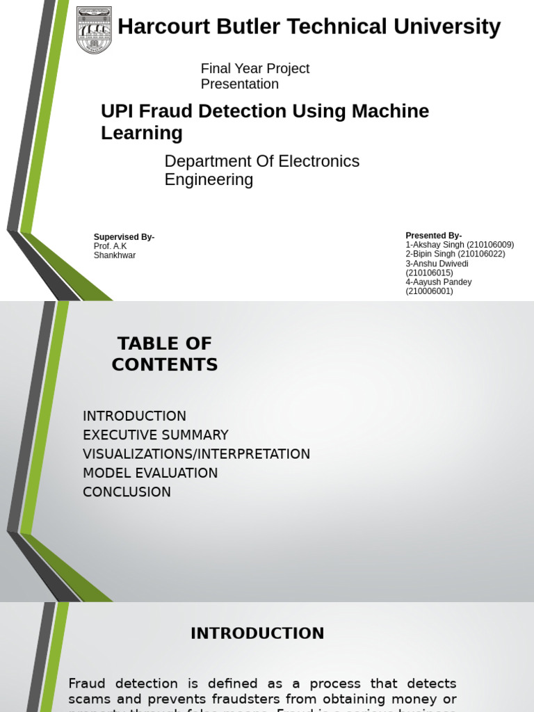 ONLINE PAYMENT FRAUD DETECTION USING MACHINE LEARNING MODEL.key copy ...