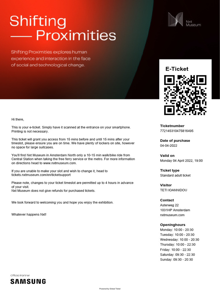 E-Ticket: Ticketnumber | PDF
