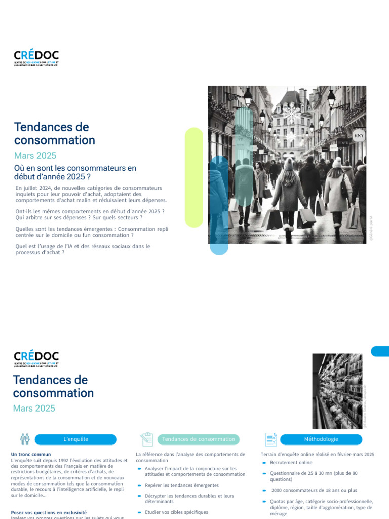 Tendances de consommation 2025 : analyse et comportements | PDF ...