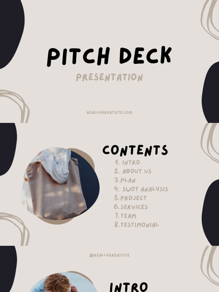 Comprehensive Pitch Deck Overview | PDF | Swot Analysis | Data Analysis