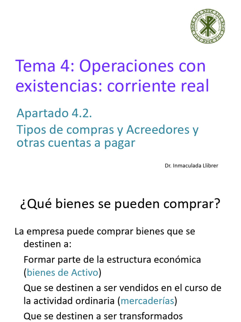 Tipos de Compras y Contabilización en Empresas | PDF | Business | Economias