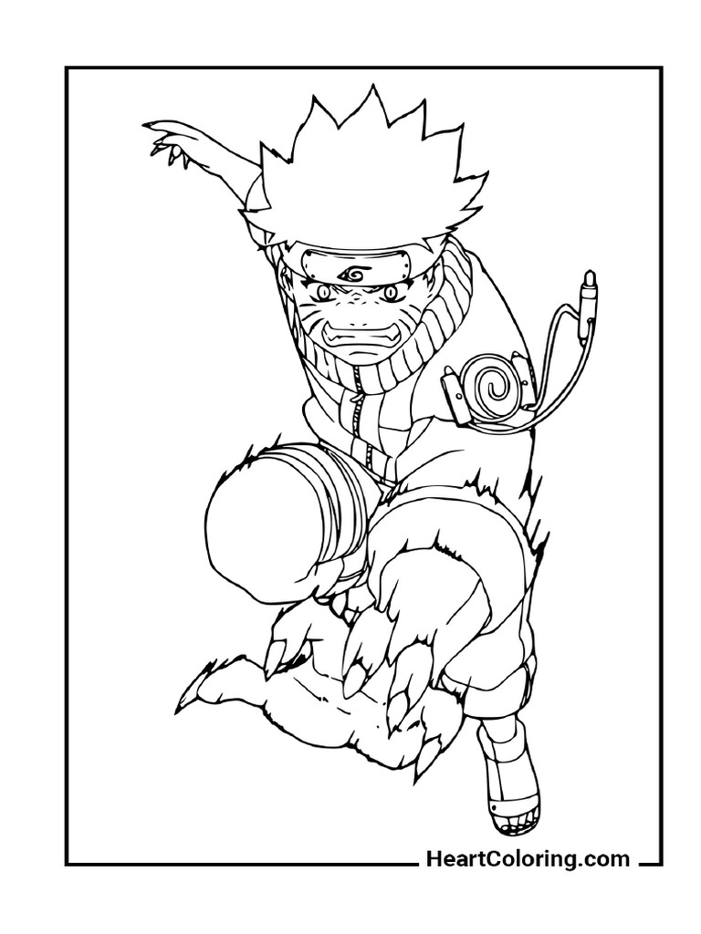 6592 Naruto Coloring Pages | PDF