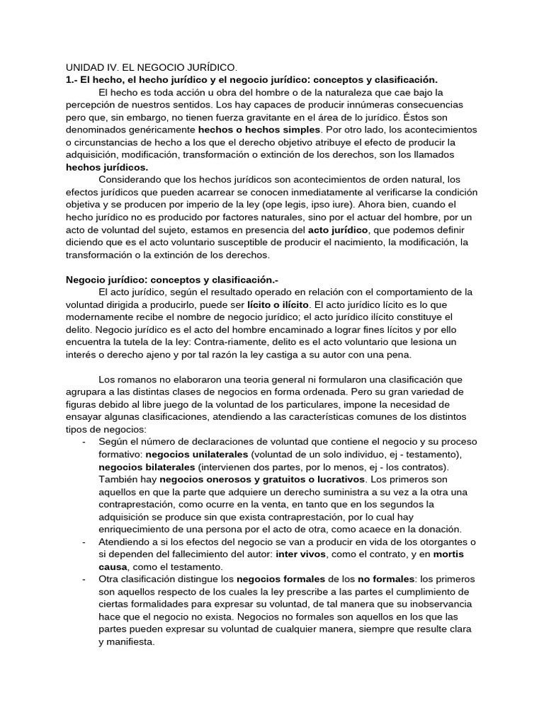 Dominus Negotii y el Negocio Jurídico | PDF | Intención (Derecho Penal ...