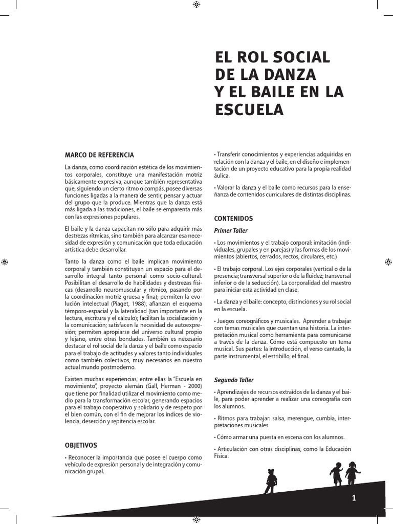 Danza y Baile: Expresión y Aprendizaje | PDF | Bailes | Aprendizaje