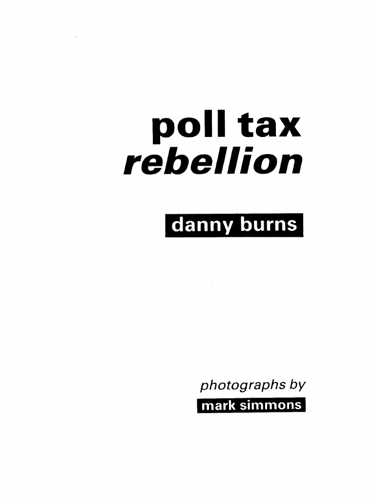 Poll Tax Rebellion | PDF