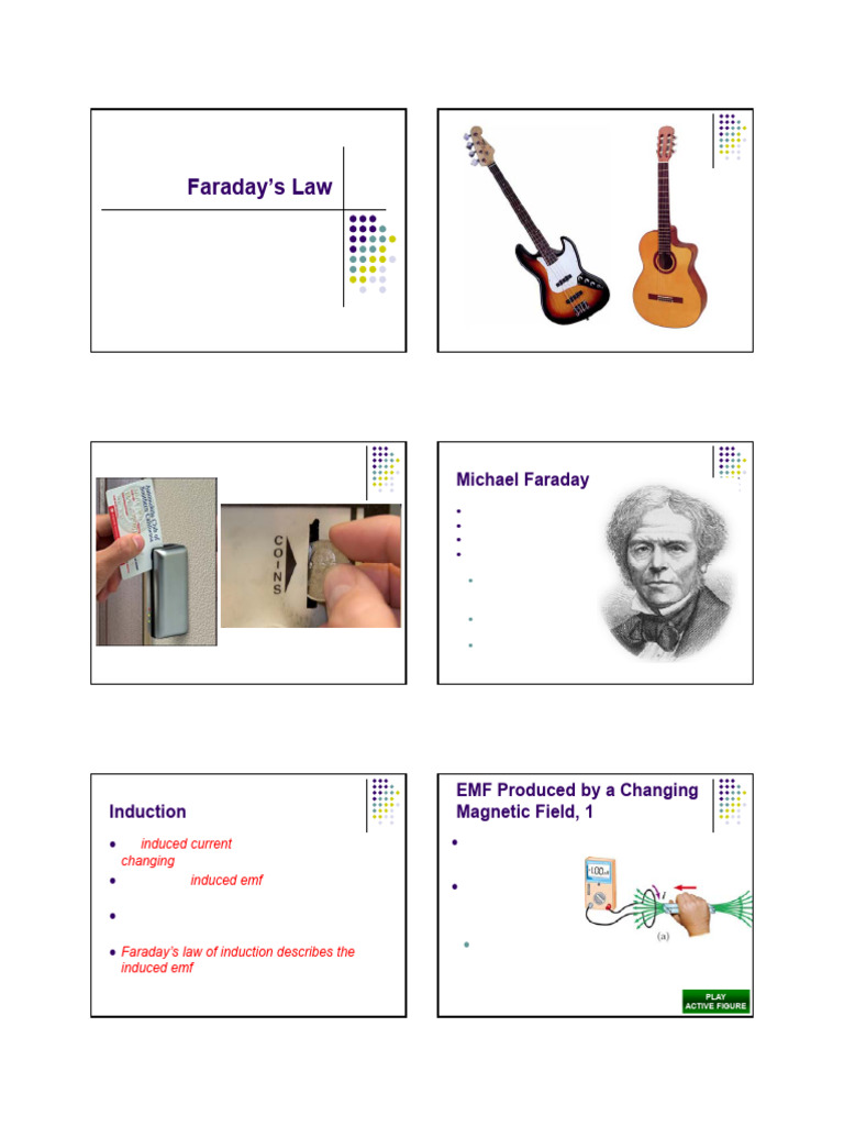 Faraday's Law of Induction Explained | PDF | Electromagnetic Induction ...