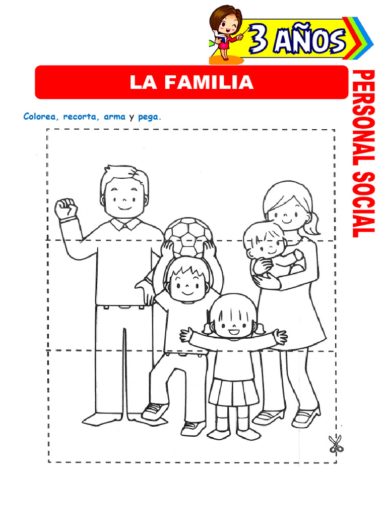 Actividades Creativas para Niños: La Familia | PDF