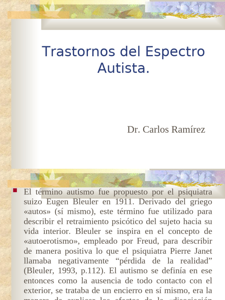 Trastornos del Espectro Autista: Guía Completa | PDF | Autismo ...