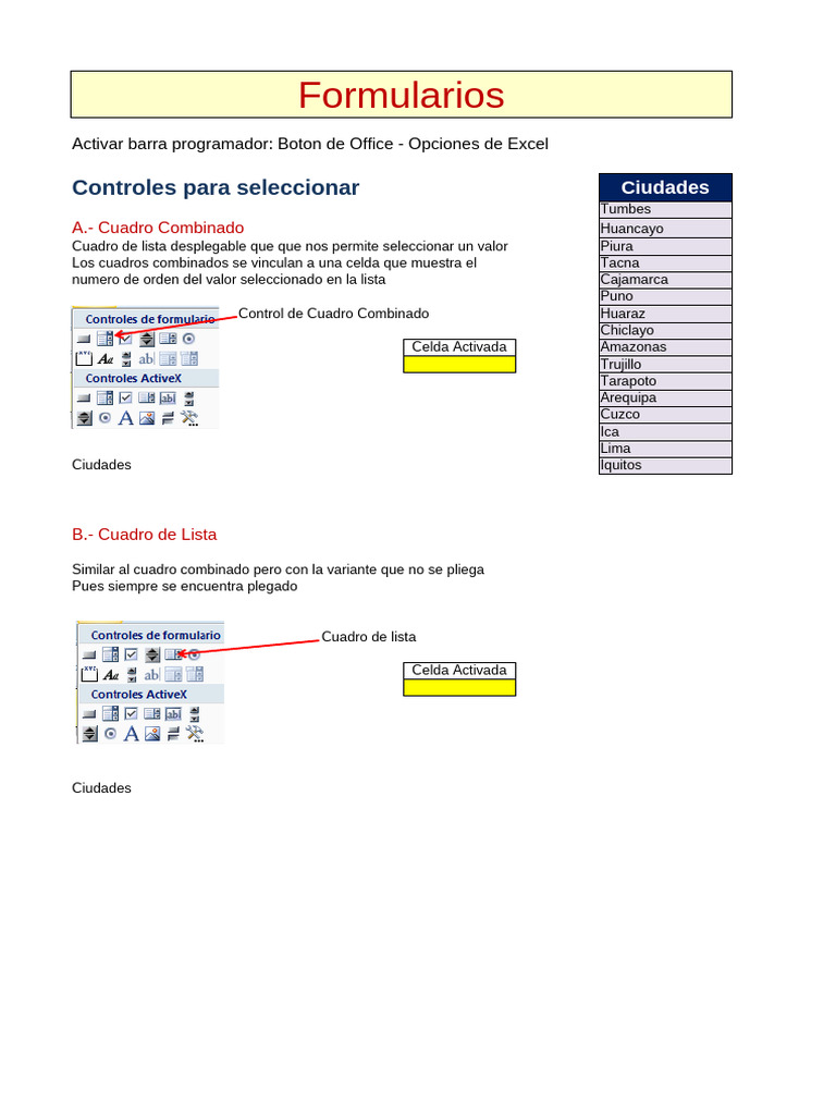 011 Formularios | PDF | Informática