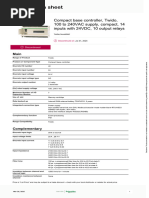 SpaceLogic RP-C Pro Controller Specs | PDF | Relay | Usb