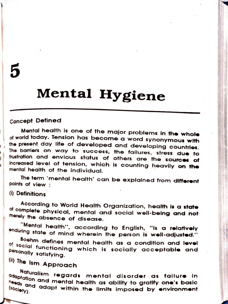 Understanding Mental Health & Hygiene | PDF | Mental Health ...