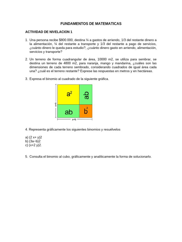 Ejercicios de Matemáticas Básicas | PDF | Unidades de medida