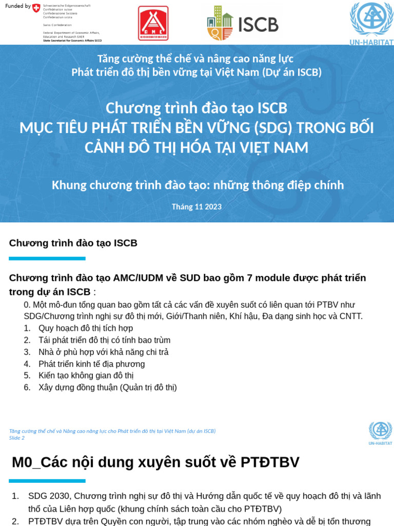 ISCB SUD Training Program - VIE | PDF