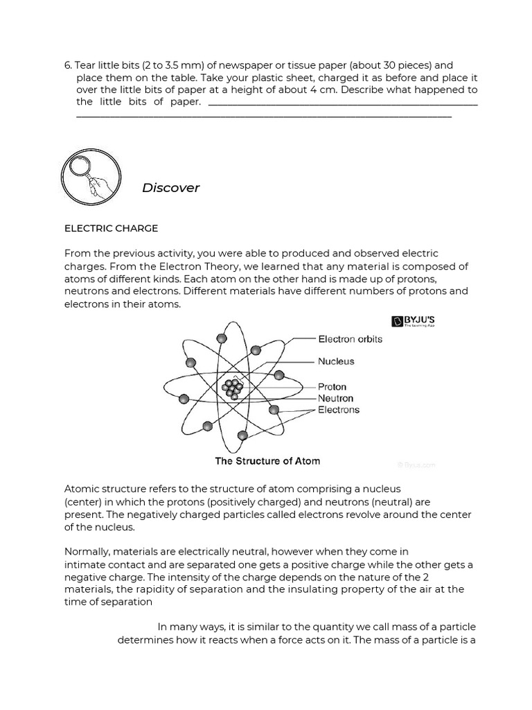 Understanding Electric Charge and Fields | PDF | Electric Charge | Atoms