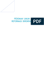 PERMENPAN No. 15 Tahun 2008 Pedoman Umum Reformasi Birokrasi