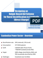 Designing An Output-Based Aid Scheme For Rural Electrification in Cambodia (Direct Charge)
