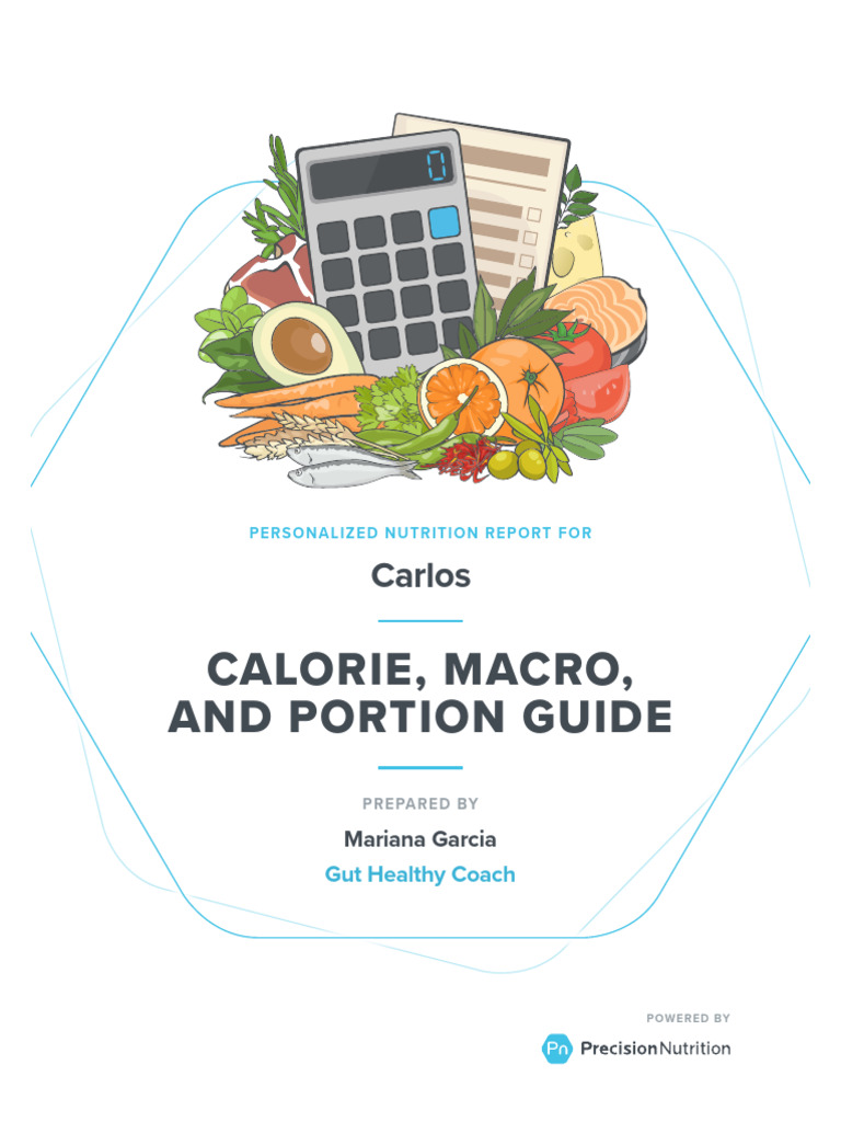 Personalized Calorie and Macro Guide | PDF | Cereals | Salad