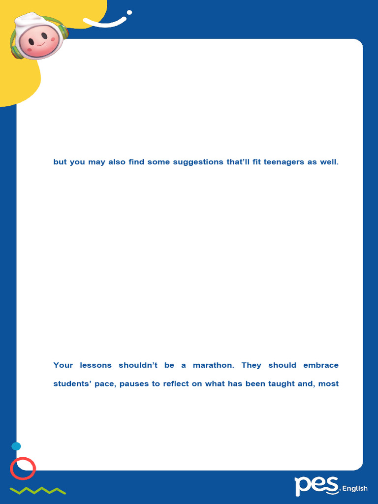 PES Toolkit - Toddlers' Kids' and Junior Time | PDF | Teachers | Learning