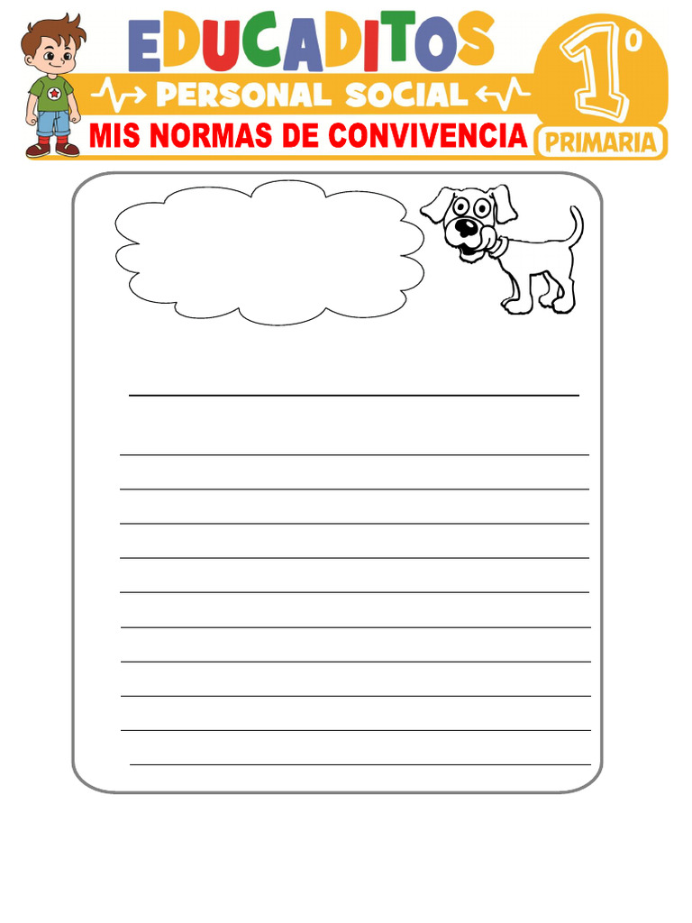 Mis Normas de Convivencia para Primer Grado de Primaria | PDF