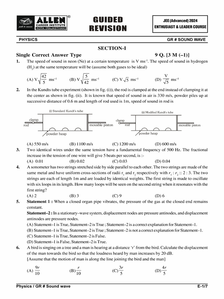 Sound Waves | PDF