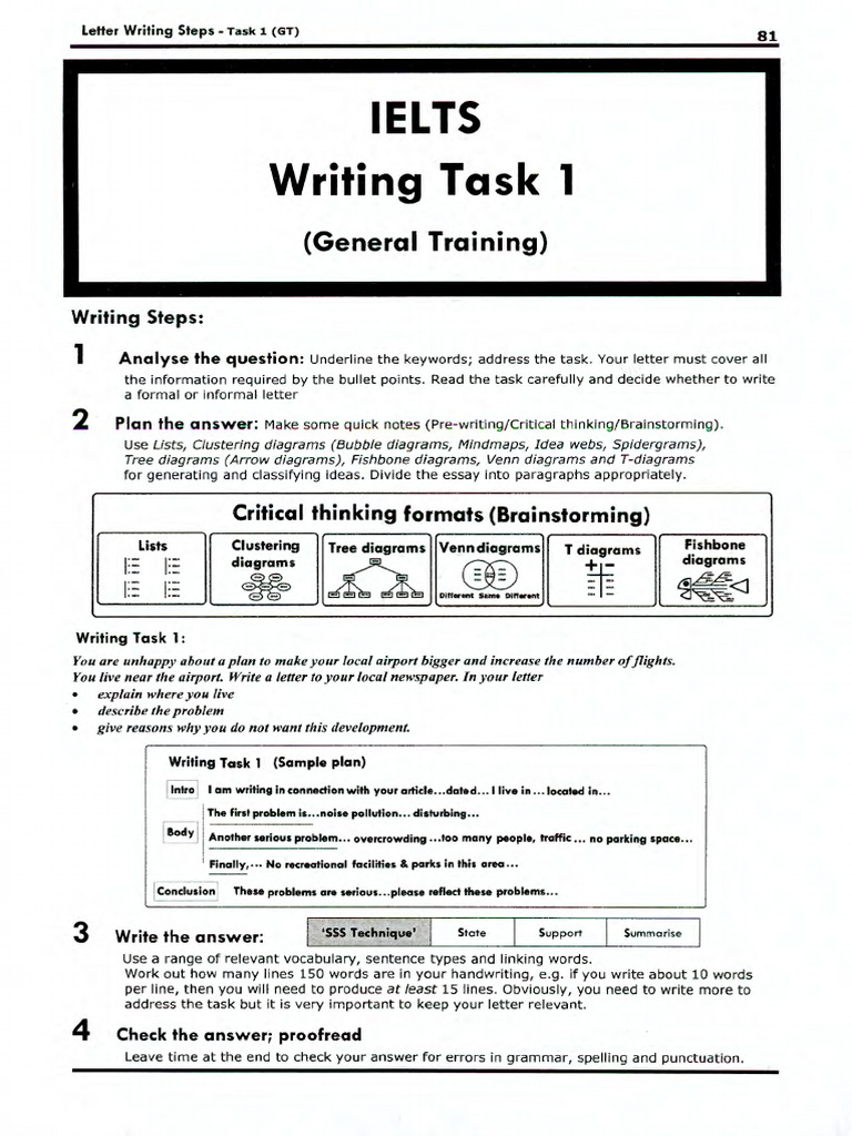 IELTS General Training Letter Writing Guide | PDF | Gratitude | Linguistics