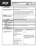 Q4 L9 G7 Solving Problems Involving Literal Equations | PDF | Length | Area