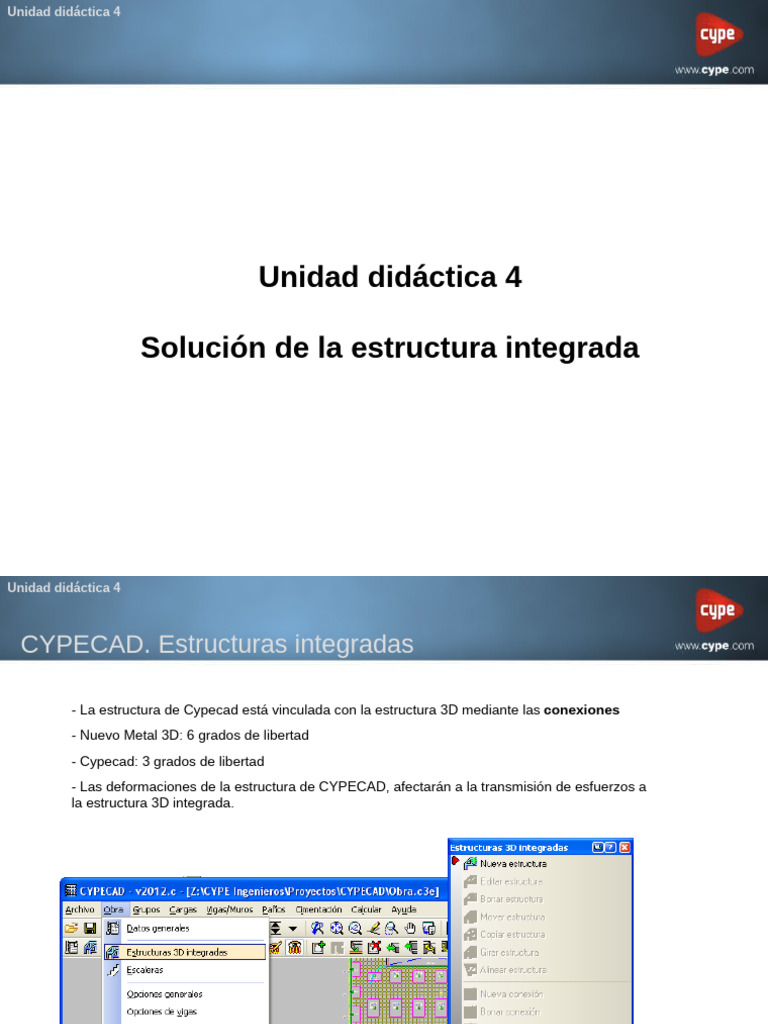 Estructuras Integradas | PDF
