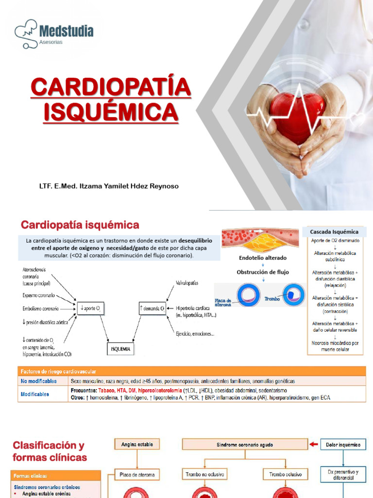 Tratamiento de Angina de Pecho | PDF | Infarto de miocardio | Isquemia