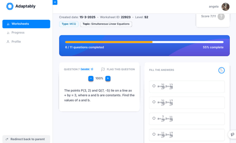 Solving Simultaneous Equations Worksheet | PDF