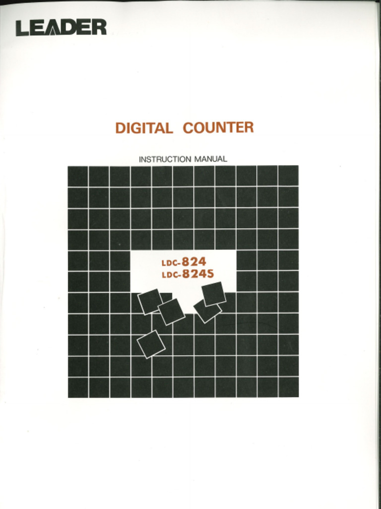Leader - ldc-824s - User - Manual LEADER FREQ | PDF