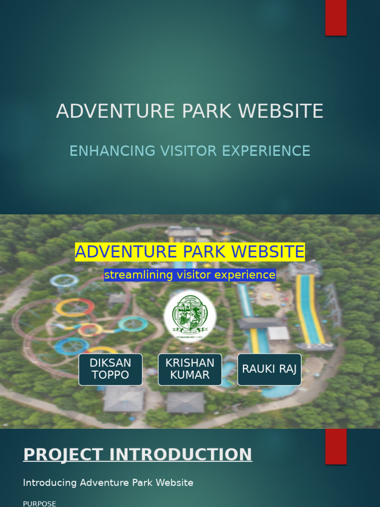 Adventure Park Website | PDF | Mobile App | Websites