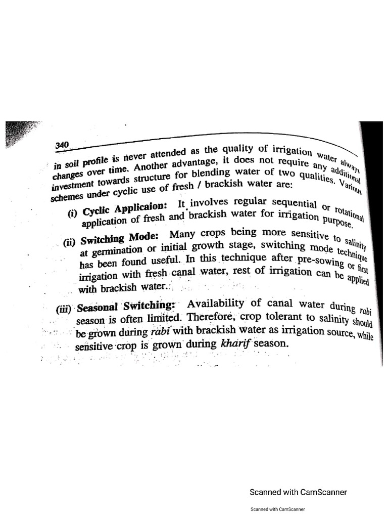 8 - PDFsam - 8. Utilization of Saline Water in Agriculture | PDF