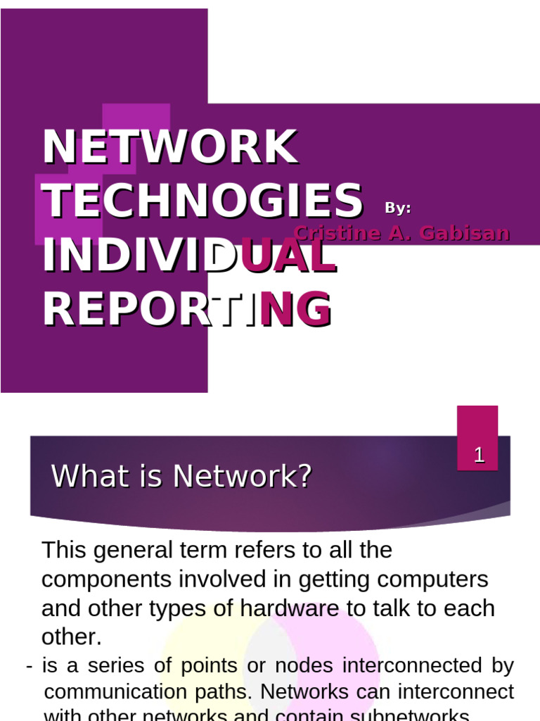 Network Diagram - Individual Presentation | PDF | Computer Network ...