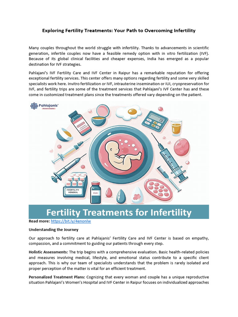 IVF Options at Pahlajani’s Center | PDF | In Vitro Fertilisation ...