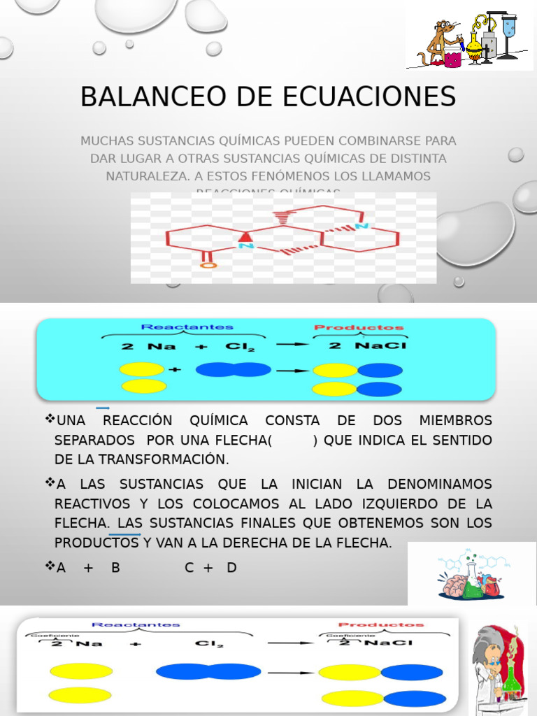 Balanceo de Ecuaciones | PDF