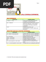 Linux Console Commands