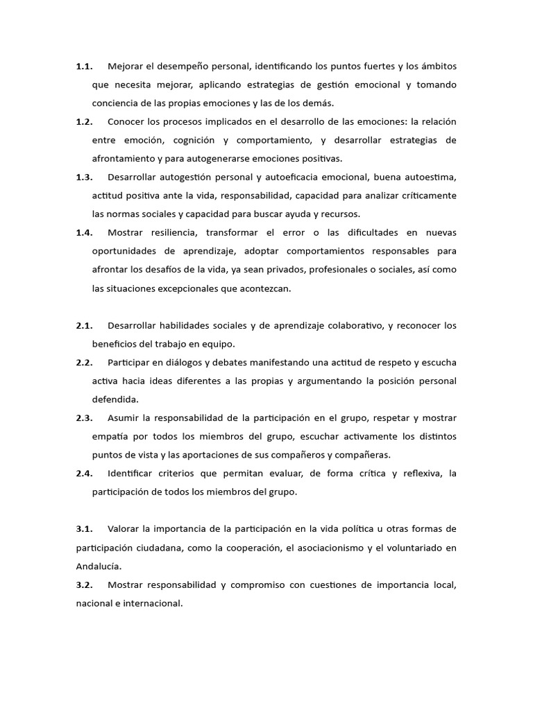 Estrategias para el Desarrollo Personal y Social | PDF | Las emociones ...