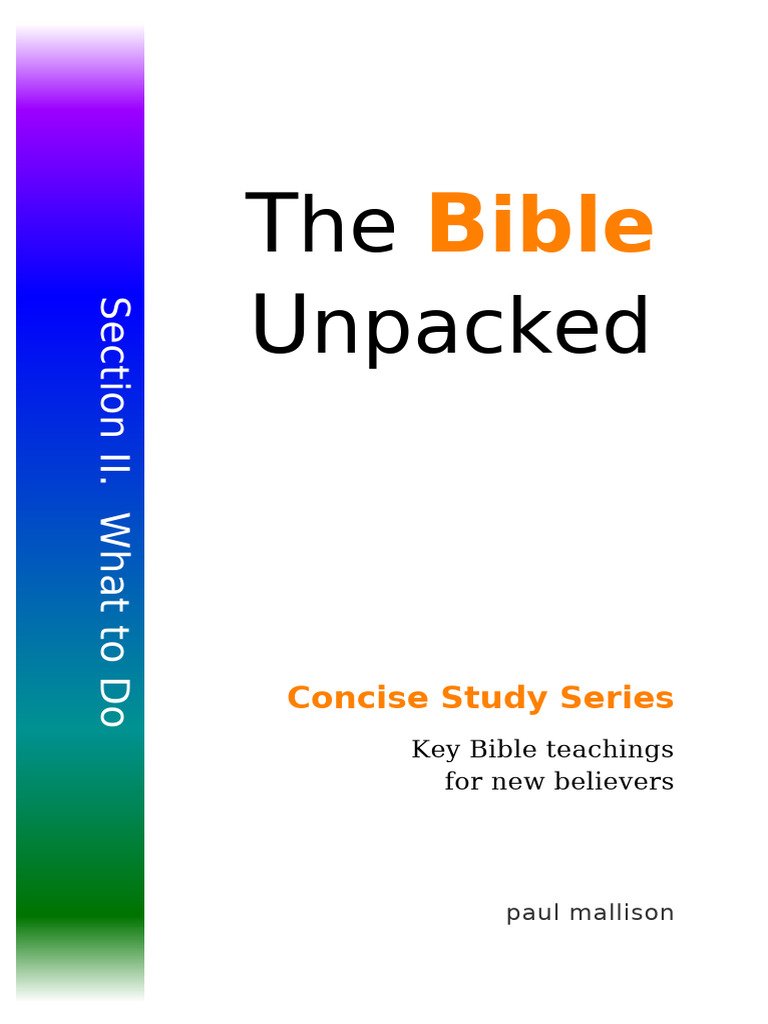 Bible Study Guide for New Believers | PDF | Jesus | Bible