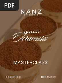 Eggless Tiramisu Recipe Booklet