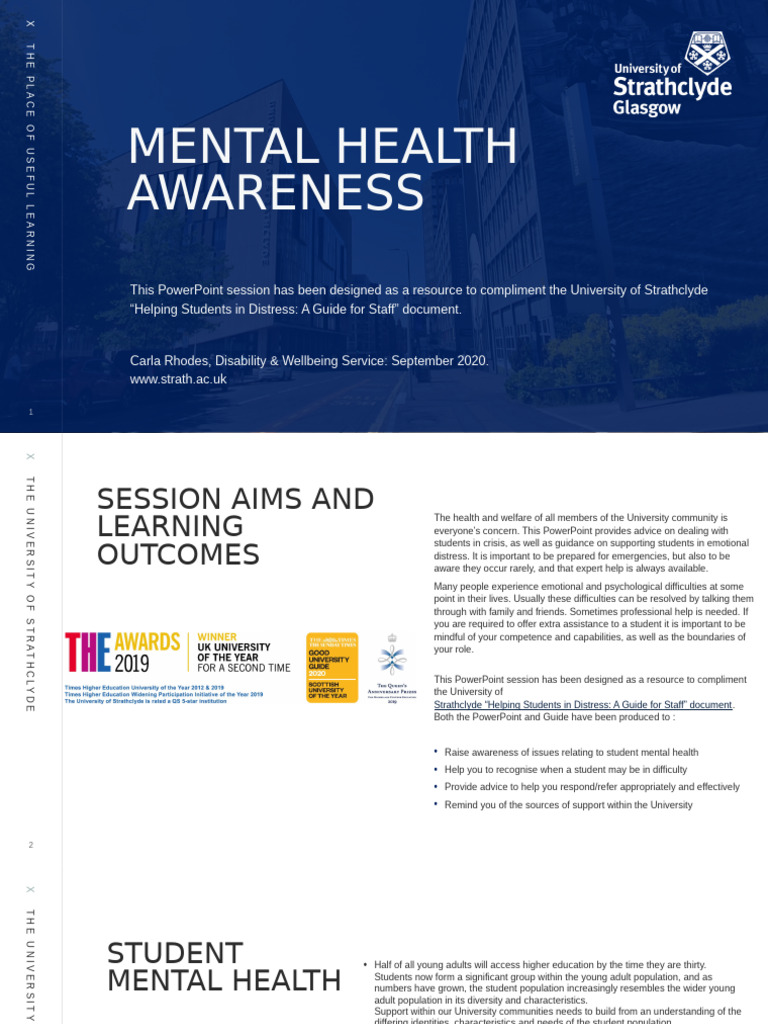 Student Mental Health Support Guide | PDF | Mental Disorder | Mental Health