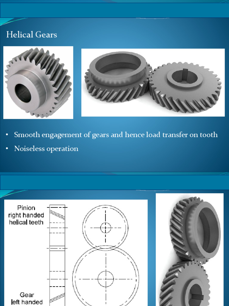 Helical vs Spur Gear Design Insights | PDF | Gear | Classical Mechanics