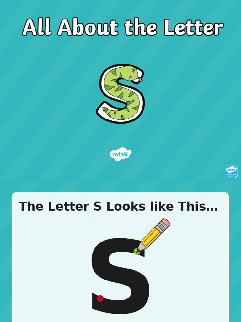 Learn the Letter S: Sounds & Shapes | PDF