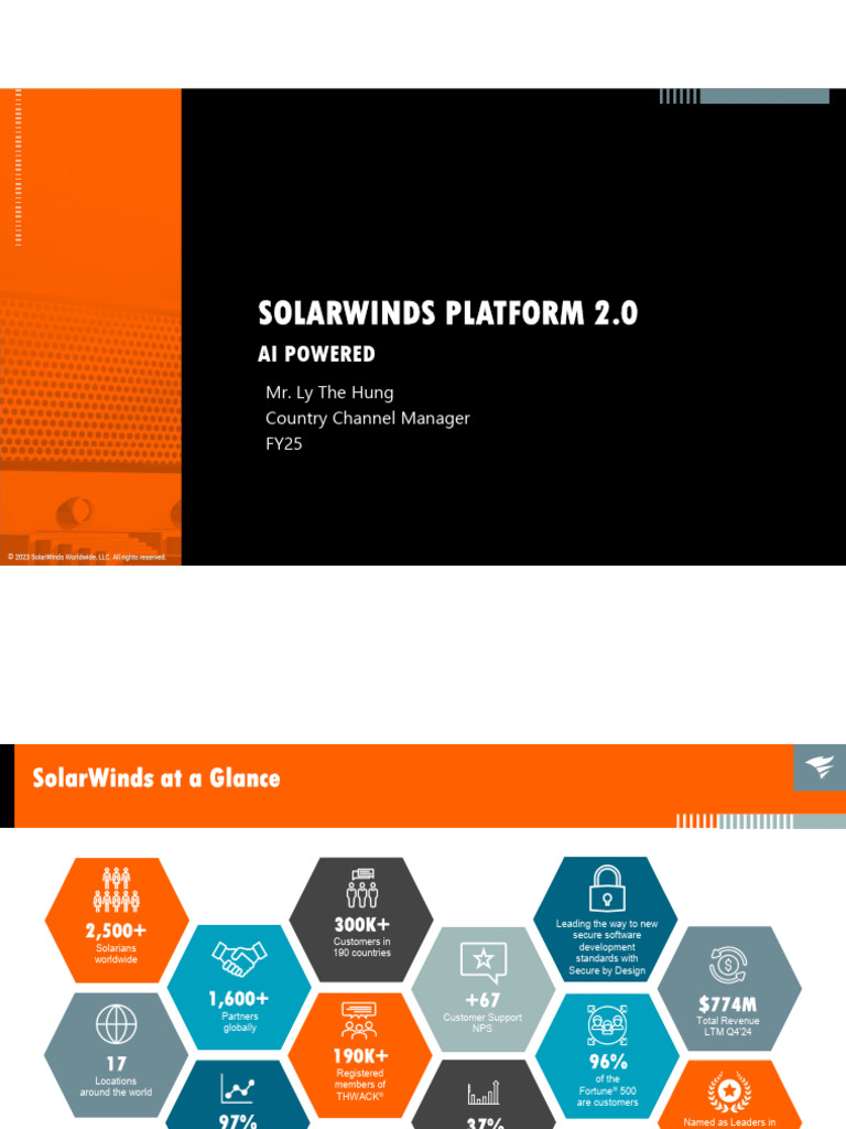 Solarwinds Platform 2.0 - Ai Powered | PDF | Cloud Computing ...