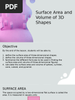 Areas and Volume Cheat Sheet | PDF | Area | Triangle