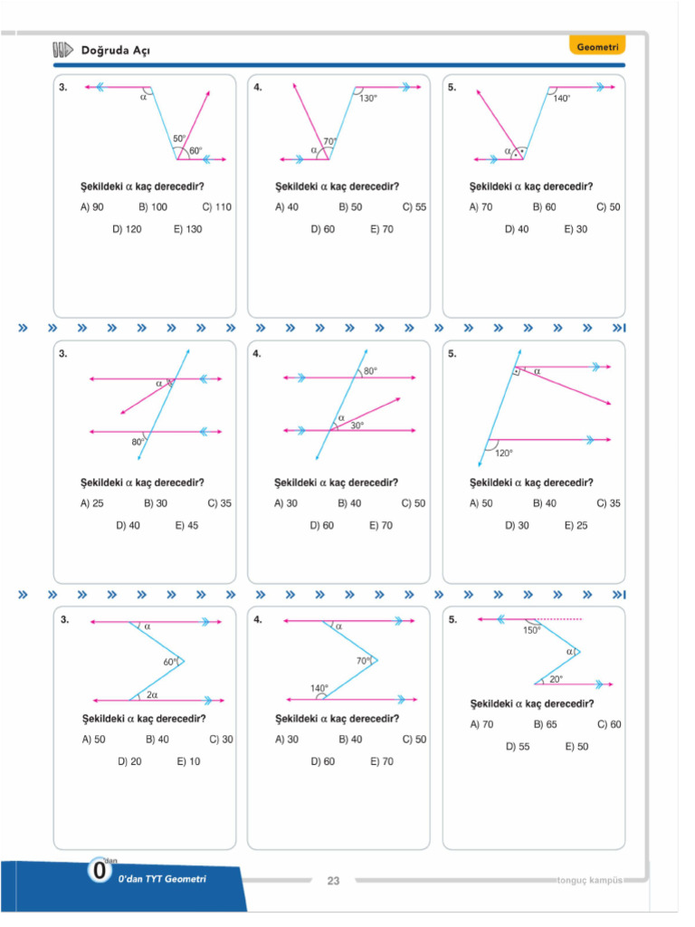 Tonguç TYT 0'dan TYT Geometri 2022@tytaytarsivi - 250401 - 164401-023 | PDF