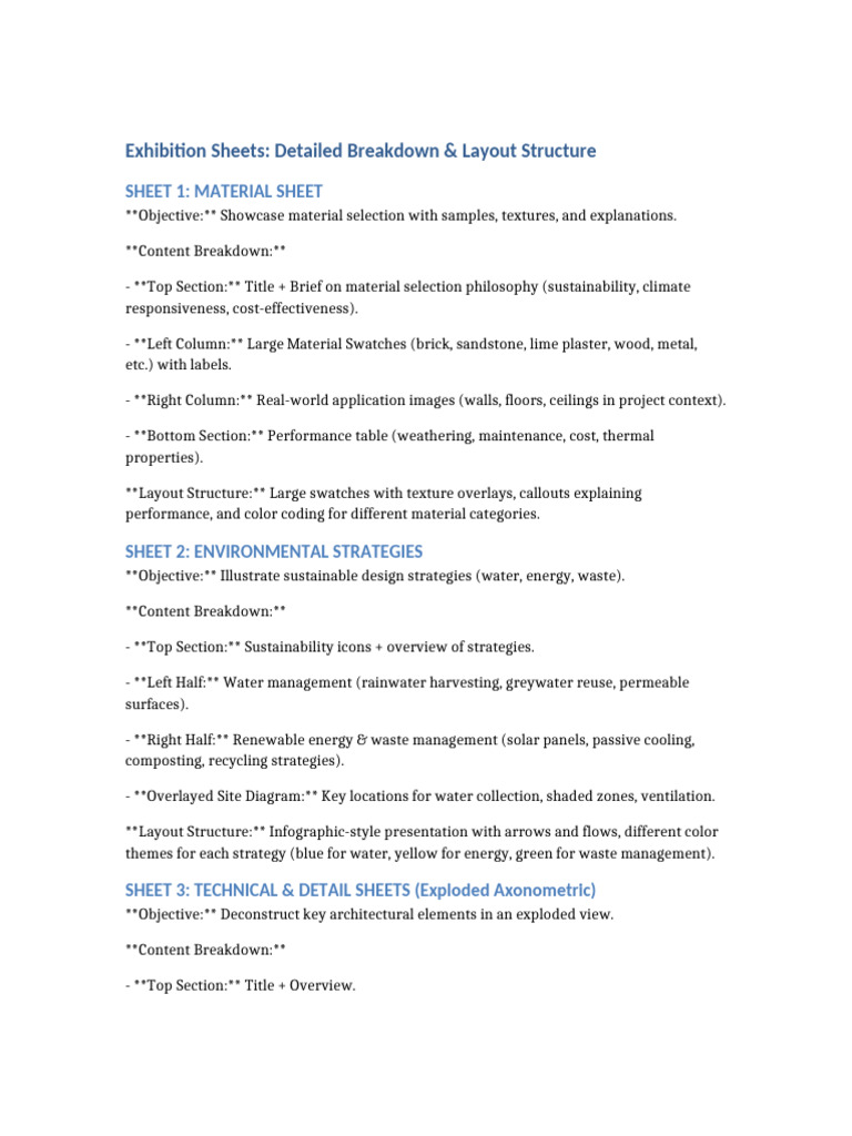 Sheet_Layout_Breakdown-1 | PDF | Waste Management | Sustainable Design
