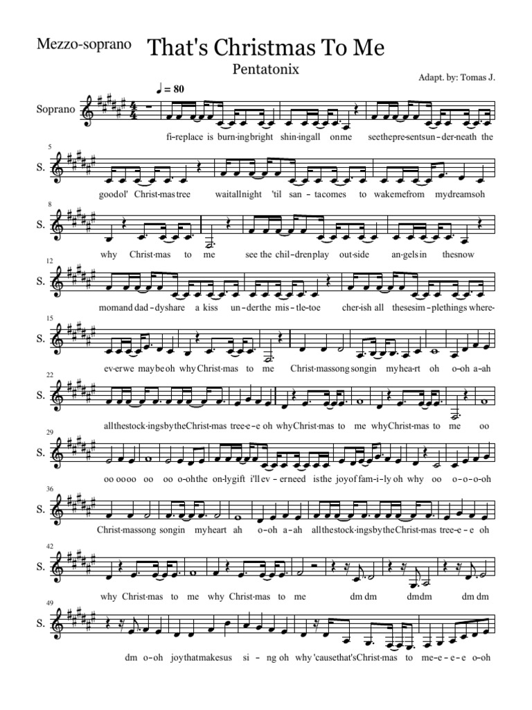 Pentatonix thats christmas to me copertina retro