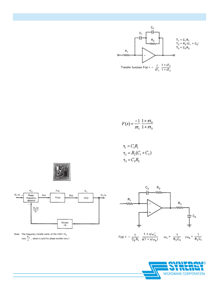 Overview of Frequency Synthesizers | PDF | Analog Circuits | Electronics