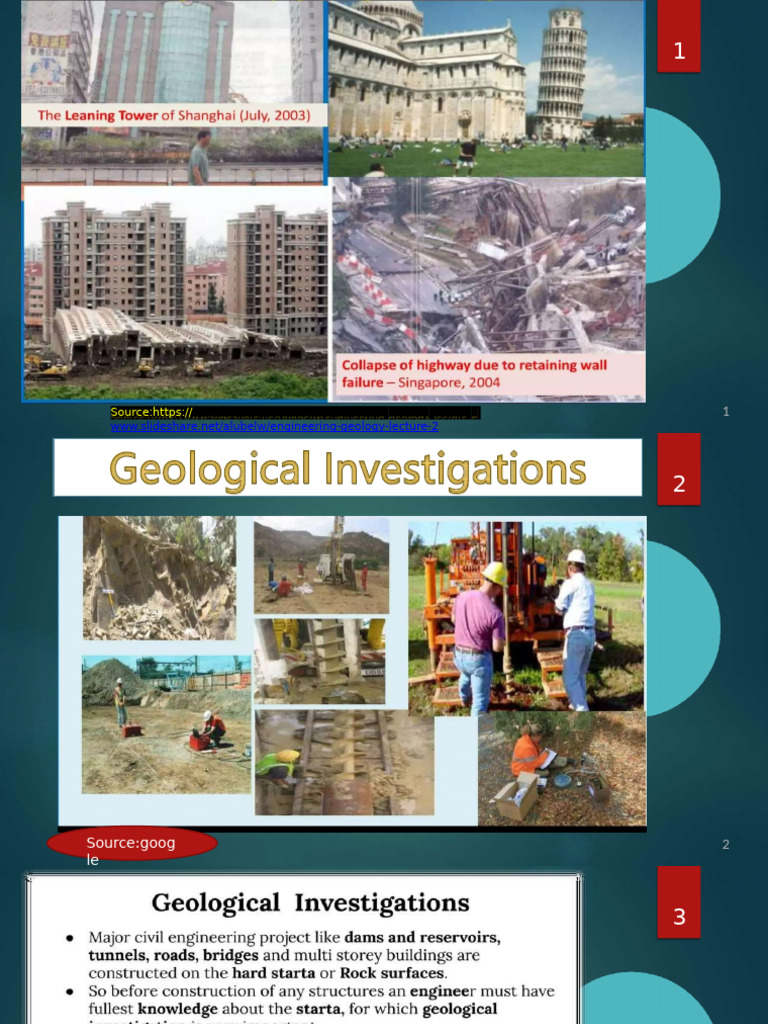 Importance of Geological Site Investigation | PDF | Landslide | Geology