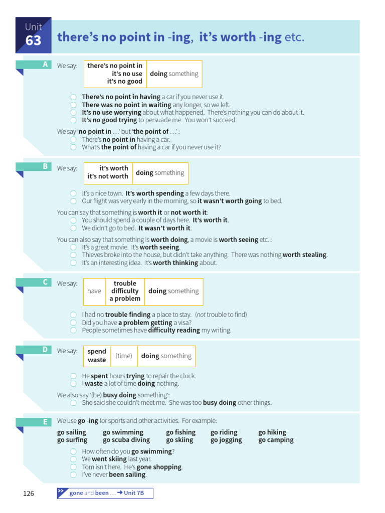 English Grammar: Usage of -ing Forms | PDF